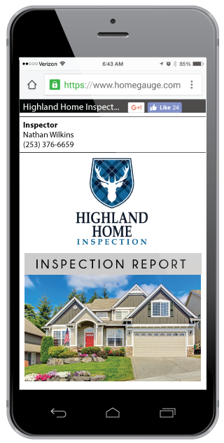 Homegauge CRL Digital Home Inspection Report